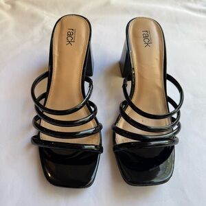 Women's Black Strappy Heels by Nordstrom